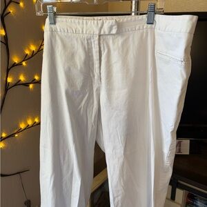 Ashley Stewart Women's White Capris